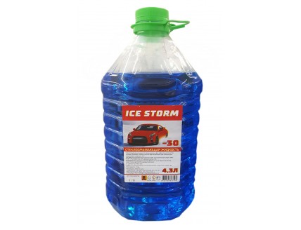 Незамерзающая жидкость ПЭТ, 4,3л ICE STORM (30 градусов)