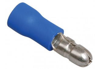 Разъем штекерный изолированный IEK 1,5-2,5 мм. кв. "папа" синий РшИп2-5-4 (уп. 100 шт.)