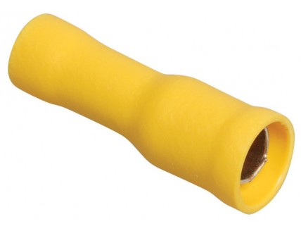 Разъем штекерный изолированный IEK 4,0-6,0 мм. кв. "мама" желтый РшИм5.5-6-4 (уп. 100 шт.)