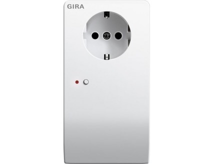 Радиоадаптер для розетки 1,4 кВт белый Gira