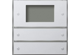 Сенсор 2-кл.+термостат тип 3 Plus глянцевый белый F100