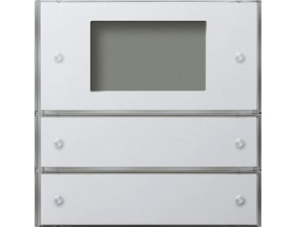 Сенсор 2-кл.+термостат тип 3 Plus глянцевый белый F100