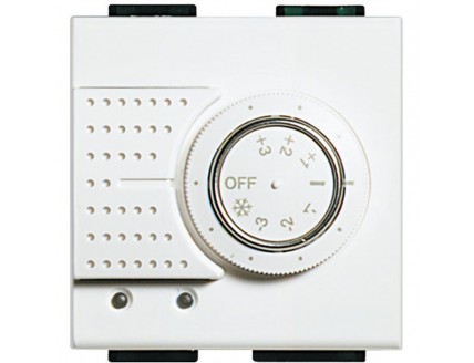Термостат с местным управлением 2 мод MY HOME белый LIVING-LIGHT