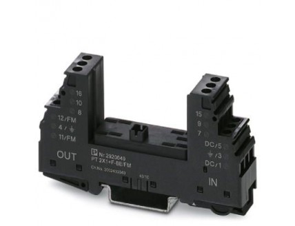Базовый элемент для защиты от перенапряжений PT 2X1+F-BE Phoenix Contact