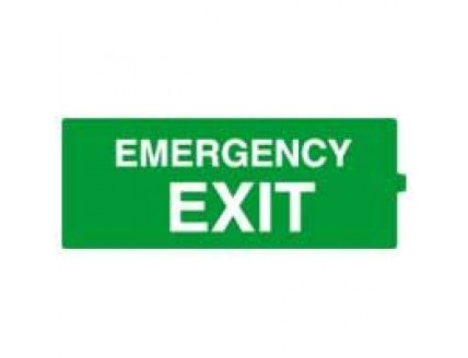 Наклейка "Emergency Exit"