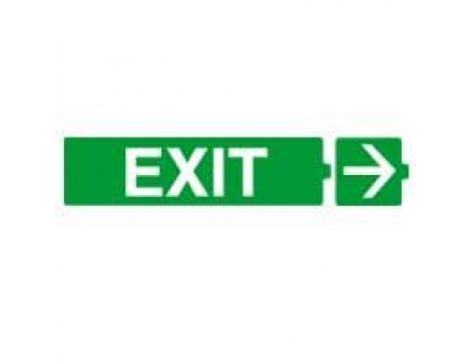 Наклейка "EXIT" со стрелкой