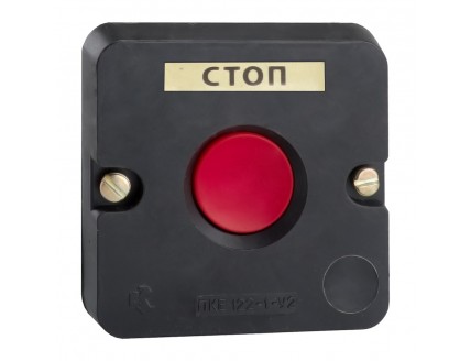Пост кнопочный ПКЕ 122-1-У2-IP54-КЭАЗ (красная кнопка)