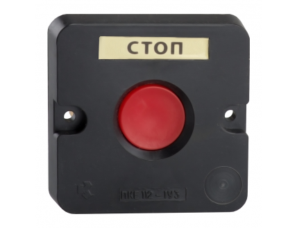 Пост кнопочный ПКЕ 112-1-У3-IP40-КЭАЗ (красная кнопка)