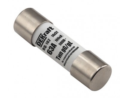 Предохранитель цилиндрич. 50A 14x51 ПЦ-102 DEKraft