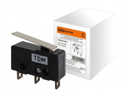 Сигнальный выключатель для контроля положения крышки ПВР (NO/NC) 5A 250В AC/ 4A 30В DC TDM