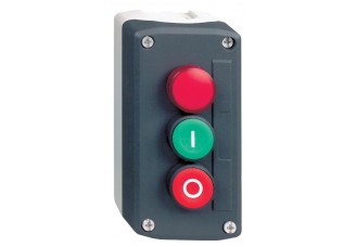 Пост кнопочный IP65 230В (1НО-зел. + 1НЗ-красн. + лампа-бел.)