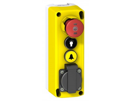 КНОПОЧНЫЙ ПОСТ В СБОРЕ 3 КОМАНД XALFK3011E