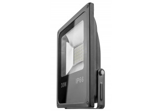 Прожектор (LED) 30Вт 2400лм холодно-белый 4000К IP66 черный Онлайт