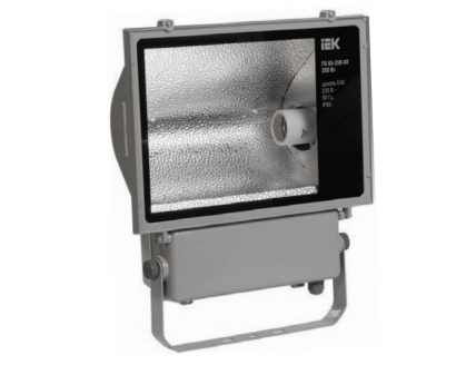 Прожектор металлогалогеновый (МГЛ) IEK 250Вт симметричный E40 серый IP65