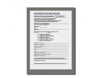 Лицензия FL SNMP OPC SERVER V3 LIC 100 Phoenix Contact