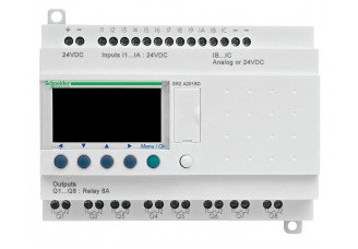 Интеллект. реле Zelio Logic ~240В кол-во вхвых 20 (12/8), дисплей, без часов