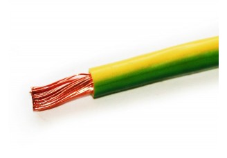 Провод установочный повышенной гибкости ПуГВ(ПВ3) 35 мм. кв. желто-зеленый