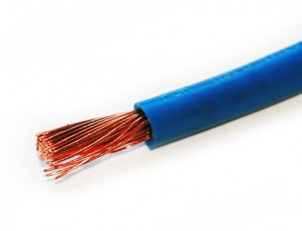 Провод установочный повышенной гибкости ПуГВ(ПВ3) 50 мм. кв. синий
