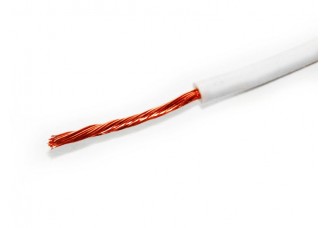Провод установочный повышенной гибкости пугв(ПВ3) 0,5 мм кв. Белый РЭМЗ