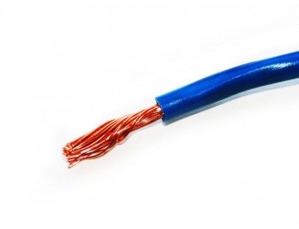 Провод установочный повышенной гибкости пугв(ПВ3) 4 мм кв. Синий