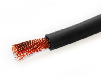 Провод установочный повышенной гибкости ПуГВ(ПВ3) 25 мм. кв. черный