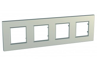 Рамка 4-пост. титан Unica Quadro