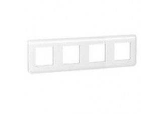 Рамка 2+2+2+2М, белая Legrand