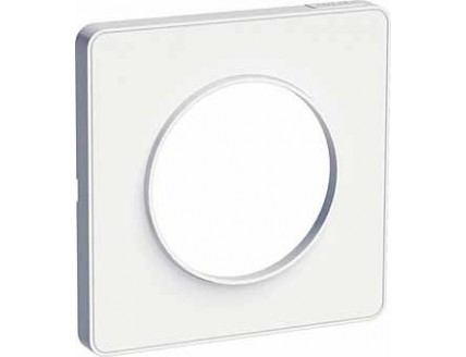 Рамка Odace однопостовая белая