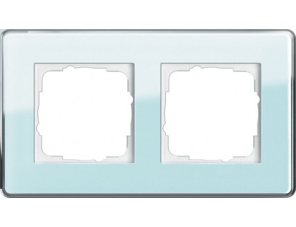 Рамка 2 поста стекло GlassC ESPRIT