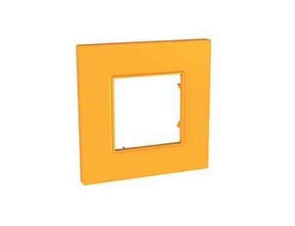 Рамка 1-пост. оранж Unica Quadro