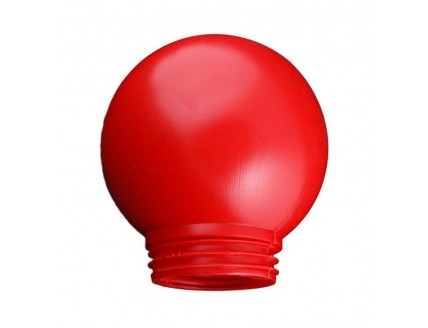 Рассеиватель Форсвет "шар" D150 мм 40Вт ударопрочный пластиковый красный