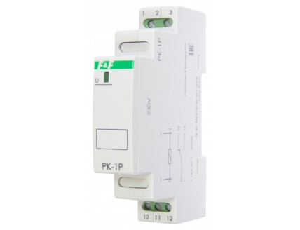 Реле промежуточное 1 переключ. контакт PK-1P 110В 50Гц, 16А, 1Р, IP 20