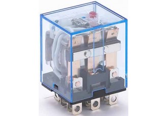 Промежуточное реле 3 конт. с инд. LED 10А 24В DC ПР-
