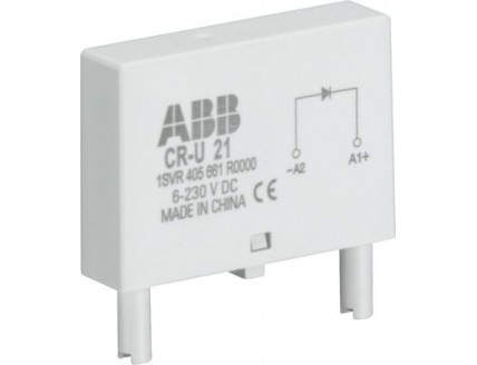 Варистор и светодиод зеленый CR-U-61CV 6-24B AC/DC для реле CR-U