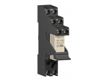 Колодка на динрейку для реле RSB1A160/RSB2A080