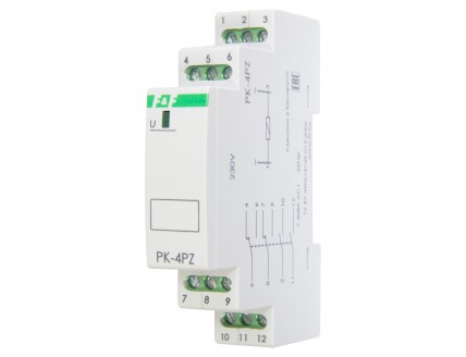 Реле промежуточное PK-4PZ 110В АС, 4х8А, 2P, 2Z, IP 20