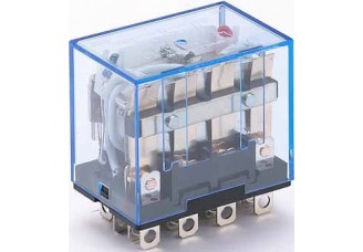 Промежуточное реле 4 конт. с инд. LED 10А 220В AC ПР