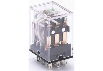 Промежуточное реле 3 конт. с инд. LED 5А 12В DC ПР-1