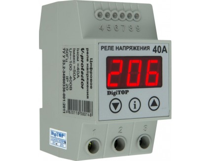 Реле контроля 1-фаз. напряжения Vp-40A 40А