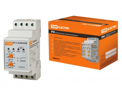 Реле контроля напряжения РН 11-3х400/230В TDM