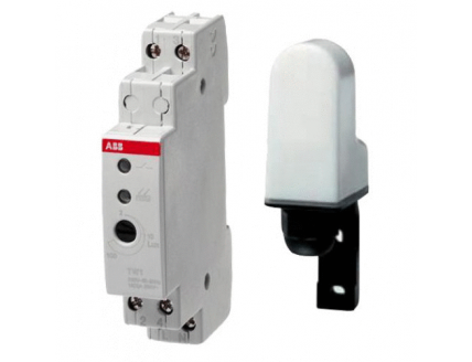 Сумеречное реле TW-1 c датчиком (2...100 lux) замена на к.т. 618984 ABB