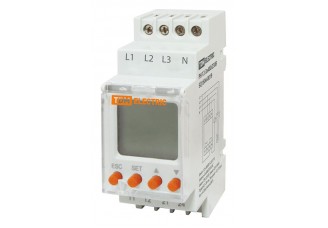 Реле контроля напряжения РН 12-3х400/230В (LCD-дисплей, 1нр+1нз-контакты) TDM