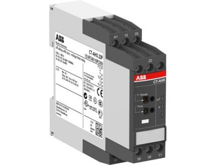 Реле времени CT-AHS.22S (задержка на отключ.) 24-240B AC, 24-48B DC, 0.05с..300ч, 2ПК, винтовые клем