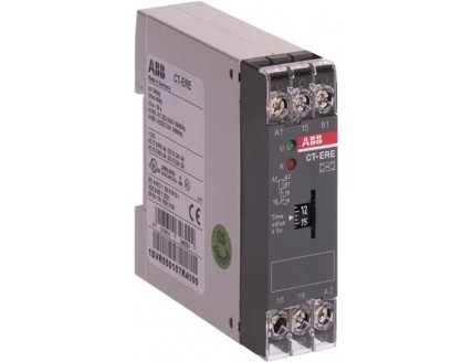 Реле времени CT-ERE (задержка на включение) 220 B AC/24 B AC/DC 0.3-30сек. 1 контакт