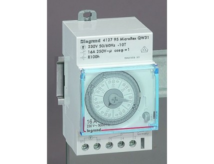 Недельный таймер 1ПК 16А 220В AC с резервом 100 ч 3 мод. Legrand