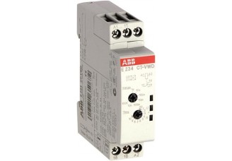 Модульное реле времени CT-VWD (с проскальзыванием) 24-48B DC, 24-240B AC 7 временных диапазонов