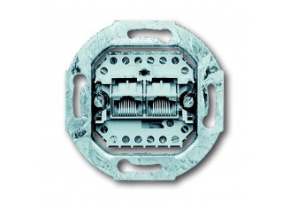 Мех-м 2-ой TF розетки кат. 3, RJ 11/12, RJ 45