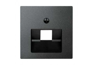 Накладка 1-ой TF/PC розетки антрацит MERTEN