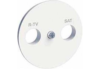 Накладка R-TV/SAT белый ODACE
