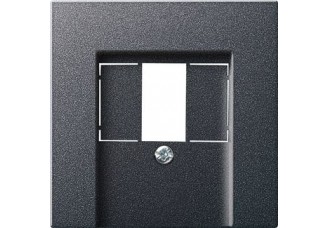 Накладка акустической розетки антрацит System 55